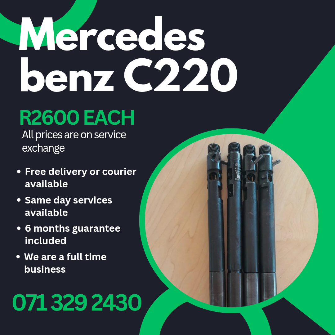 MERCEDES BENZ C220 DIESEL INJECTORS FOR SALE WITH WARRANTY - Private Seller MERCEDES BENZ C220 DIESEL INJECTORS FOR SALE WITH WARRANTY - Private Seller
