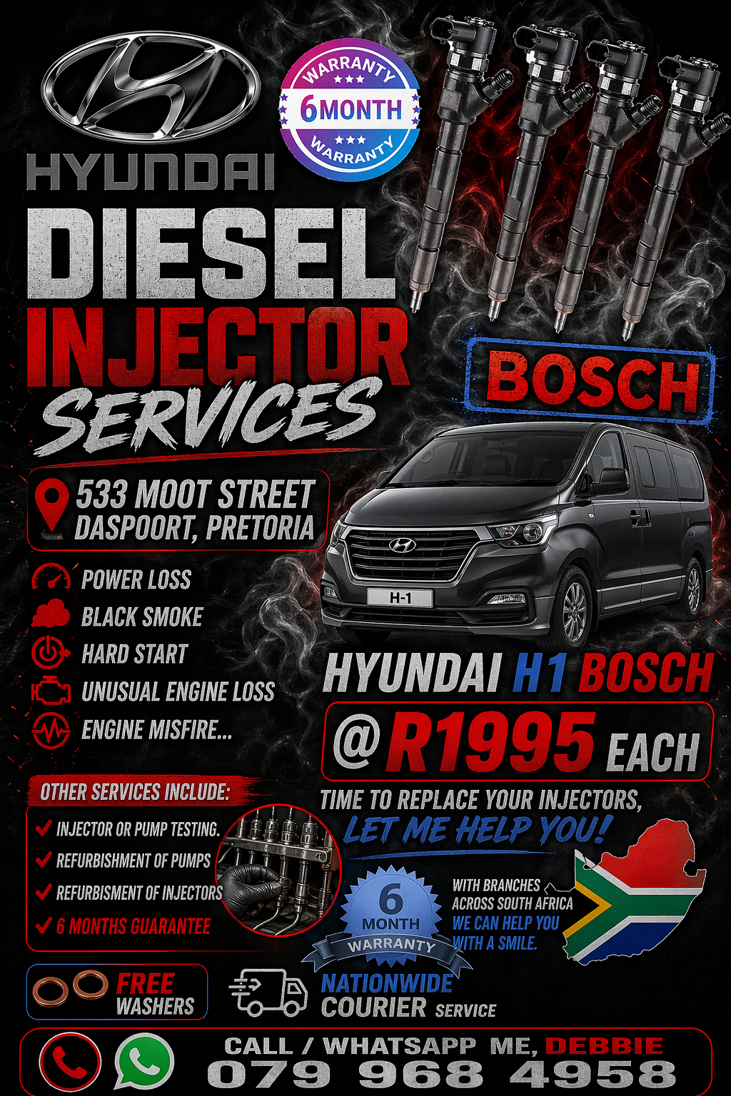 hyundai h1 bosch/hyundai h1 delphi injectors - Private Seller hyundai h1 bosch/hyundai h1 delphi injectors - Private Seller