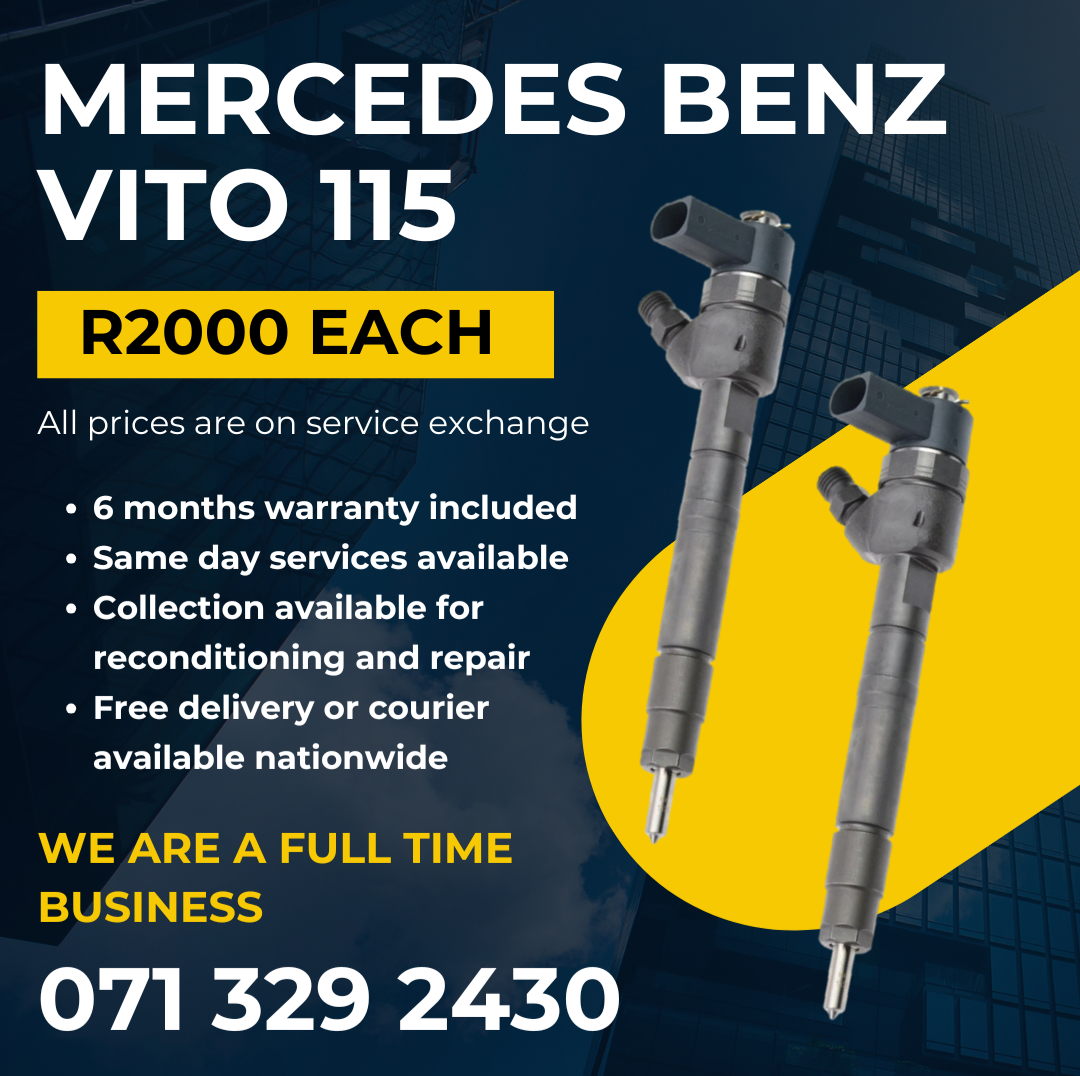 MERCEDES BENZ VITO 115 INJECTORS FOR SALE WITH WARRANTY ON - Private Seller MERCEDES BENZ VITO 115 INJECTORS FOR SALE WITH WARRANTY ON - Private Seller