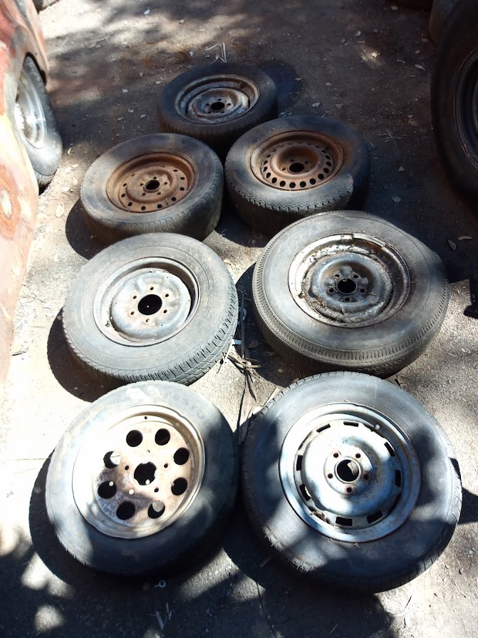 Various Assorted Rims & Tyres x 26