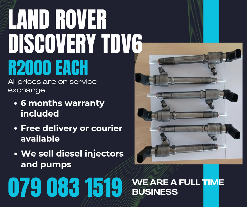 LAND ROVER DISCOVERY TDV6 INJECTORS FOR SALE WITH WARRANTY - Private Seller LAND ROVER DISCOVERY TDV6 INJECTORS FOR SALE WITH WARRANTY - Private Seller