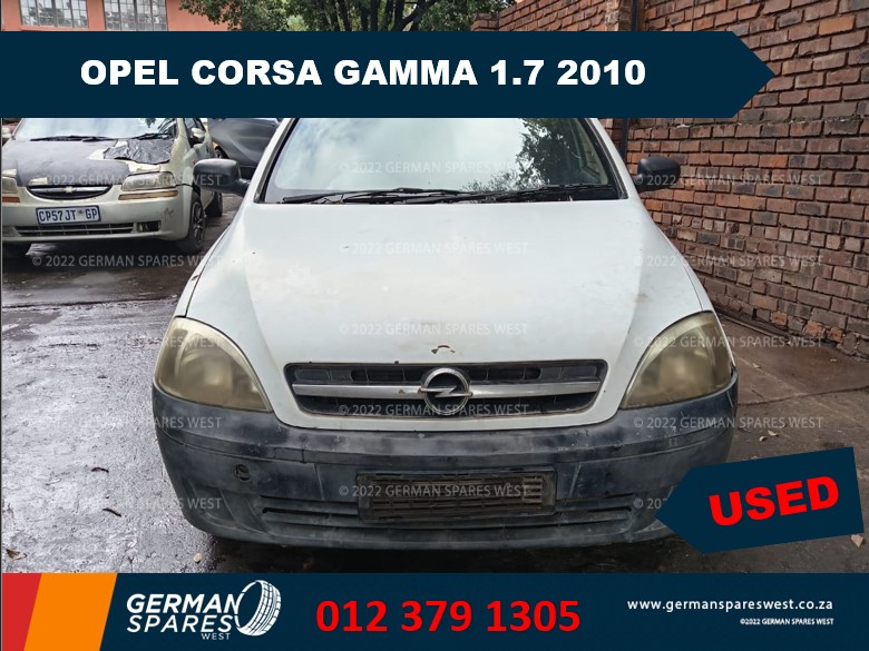 OPEL CORSA GAMMA 1.7 2010 STRIPPING FOR SPARES - Private Seller OPEL CORSA GAMMA 1.7 2010 STRIPPING FOR SPARES - Private Seller