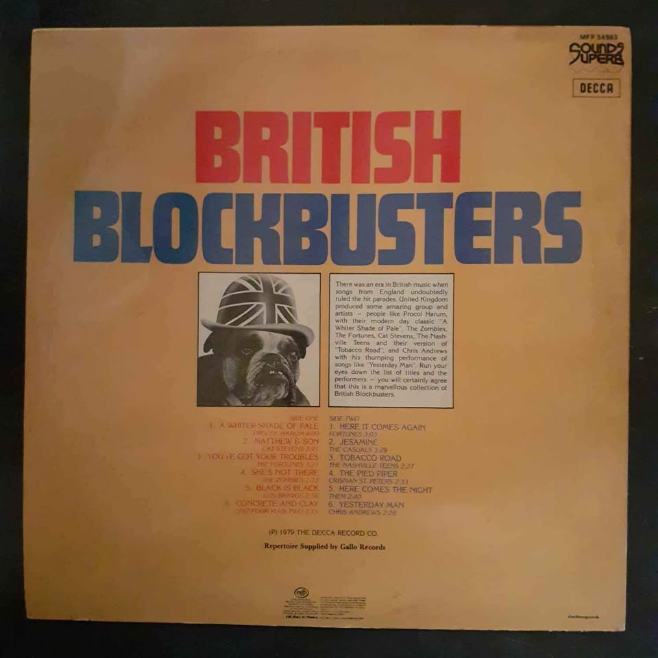 British Blockbusters LP Record