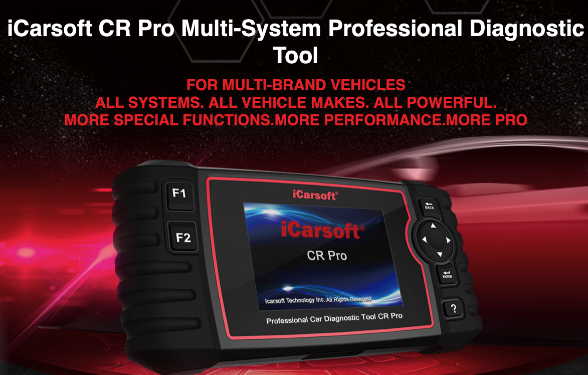 Vehicle code reader / scanner iCarSoft CR pro diagnostic tool 