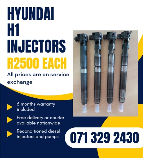 HYUNDAI H1 INJECTORS FOR SALE WITH WARRANTY - Private Seller HYUNDAI H1 INJECTORS FOR SALE WITH WARRANTY - Private Seller