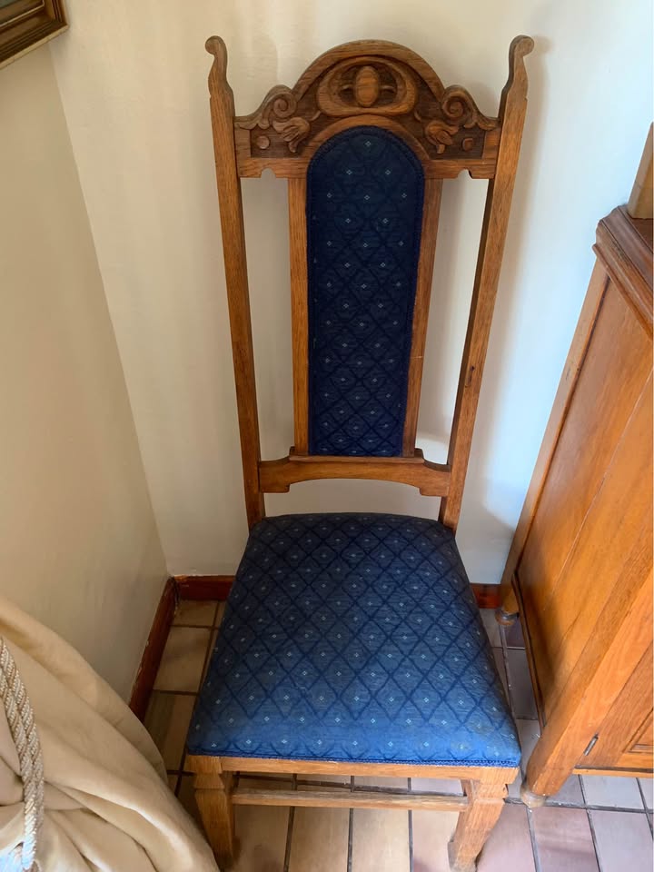 Antique oak chairs