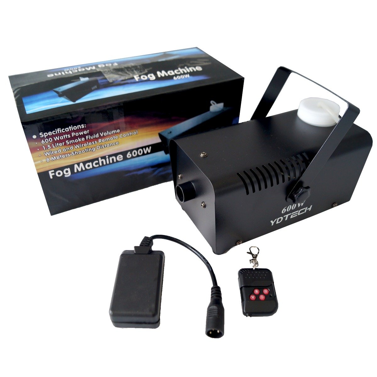 Professional Smoke Fog Machine 600W Heavy Duty Compact and High Capacity. NEW