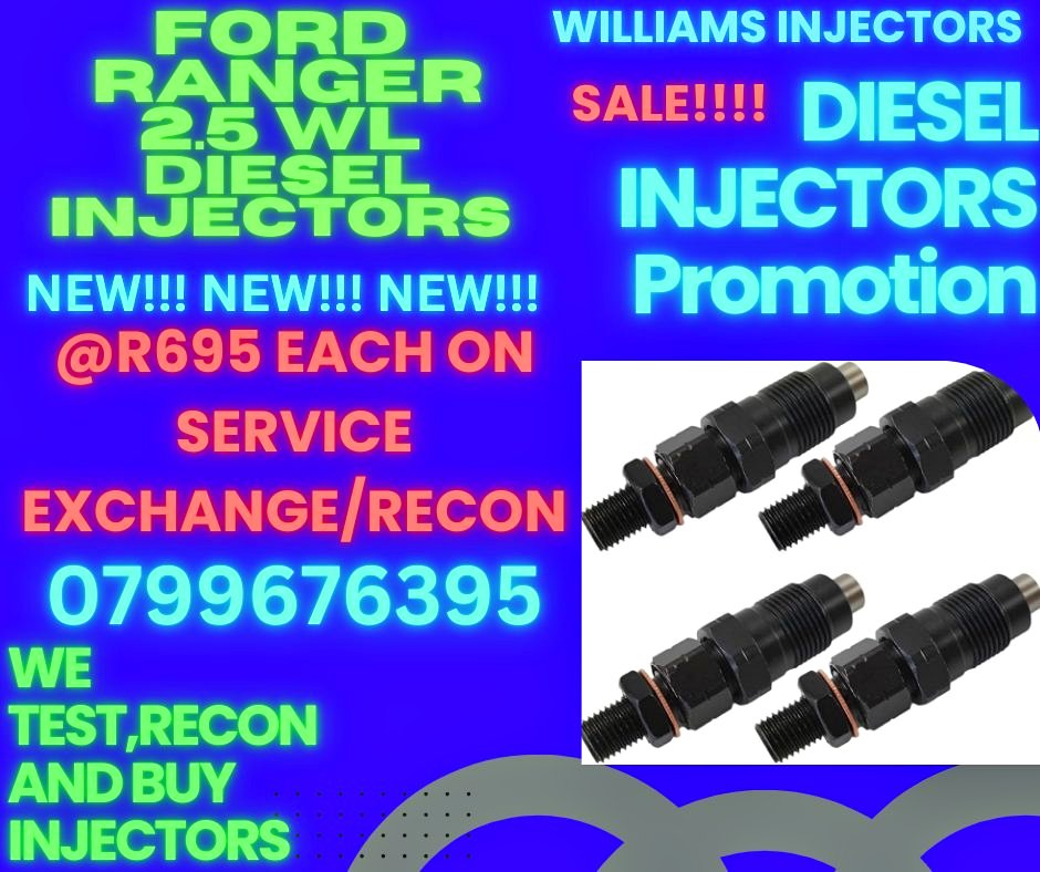 FORD RANGER 2.5 WL DIESEL INJECTORS - Private Seller FORD RANGER 2.5 WL DIESEL INJECTORS - Private Seller