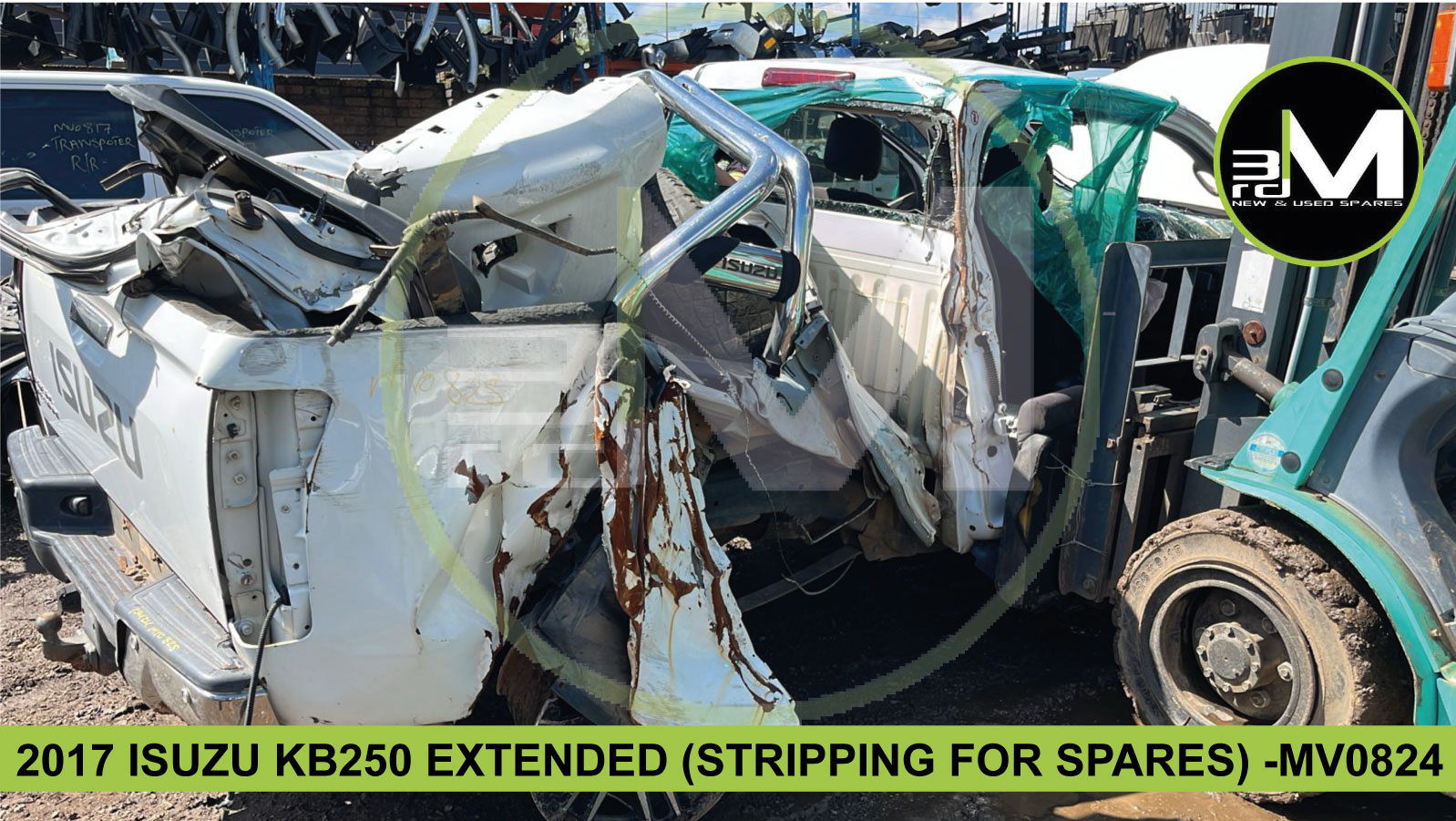 2017 ISUZU KB250 EXTENDED CAB (STRIPPING FOR PARTS) MV0824 - Private Seller 2017 ISUZU KB250 EXTENDED CAB (STRIPPING FOR PARTS) MV0824 - Private Seller