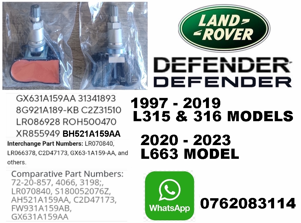 Land Rover Defender TPMS tyre pressure monitor sensors - Private Seller Land Rover Defender TPMS tyre pressure monitor sensors - Private Seller