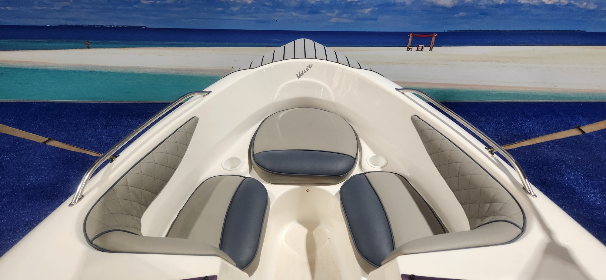 VIKING VELOCITY 16 FT ON TRAILER 125 HP MARINER TRIM AND TILT