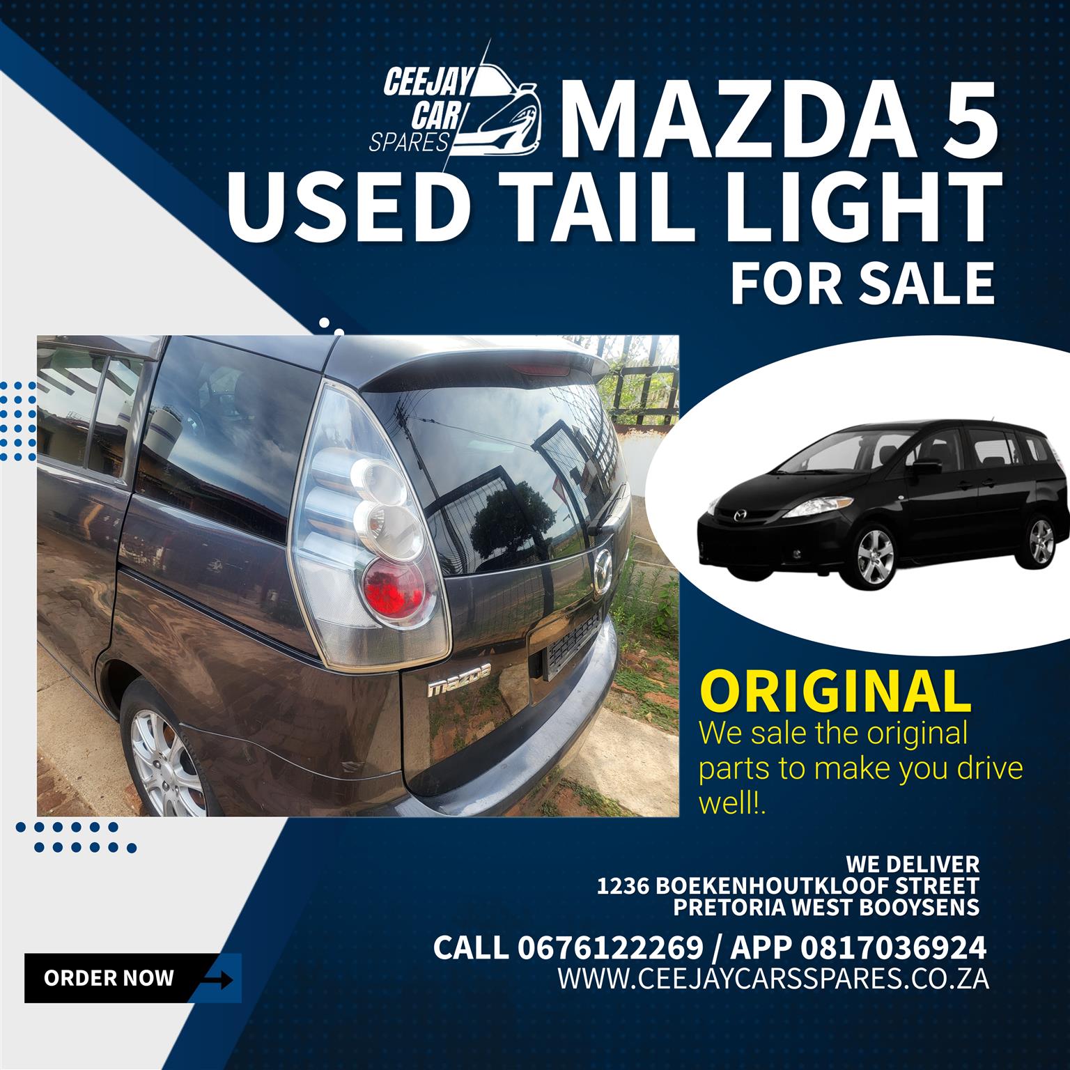 USED TAIL LIGHTS FOR SALE FOR MAZDA 5 - Private Seller