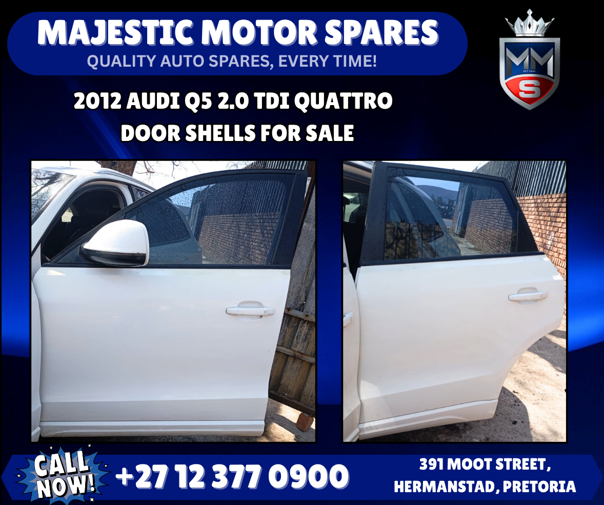 Audi Q5 2.0 TDI Quattro Used Door Shells For Sale - Private Seller