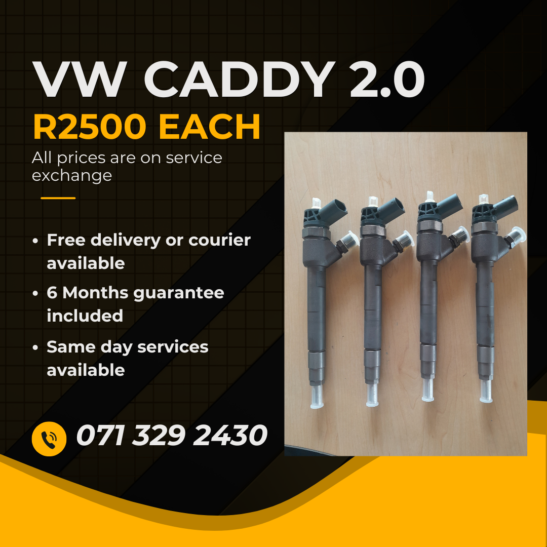 VW CADDY 2.0 INJECTORS FOR SALE WITH WARRANTY - Private Seller