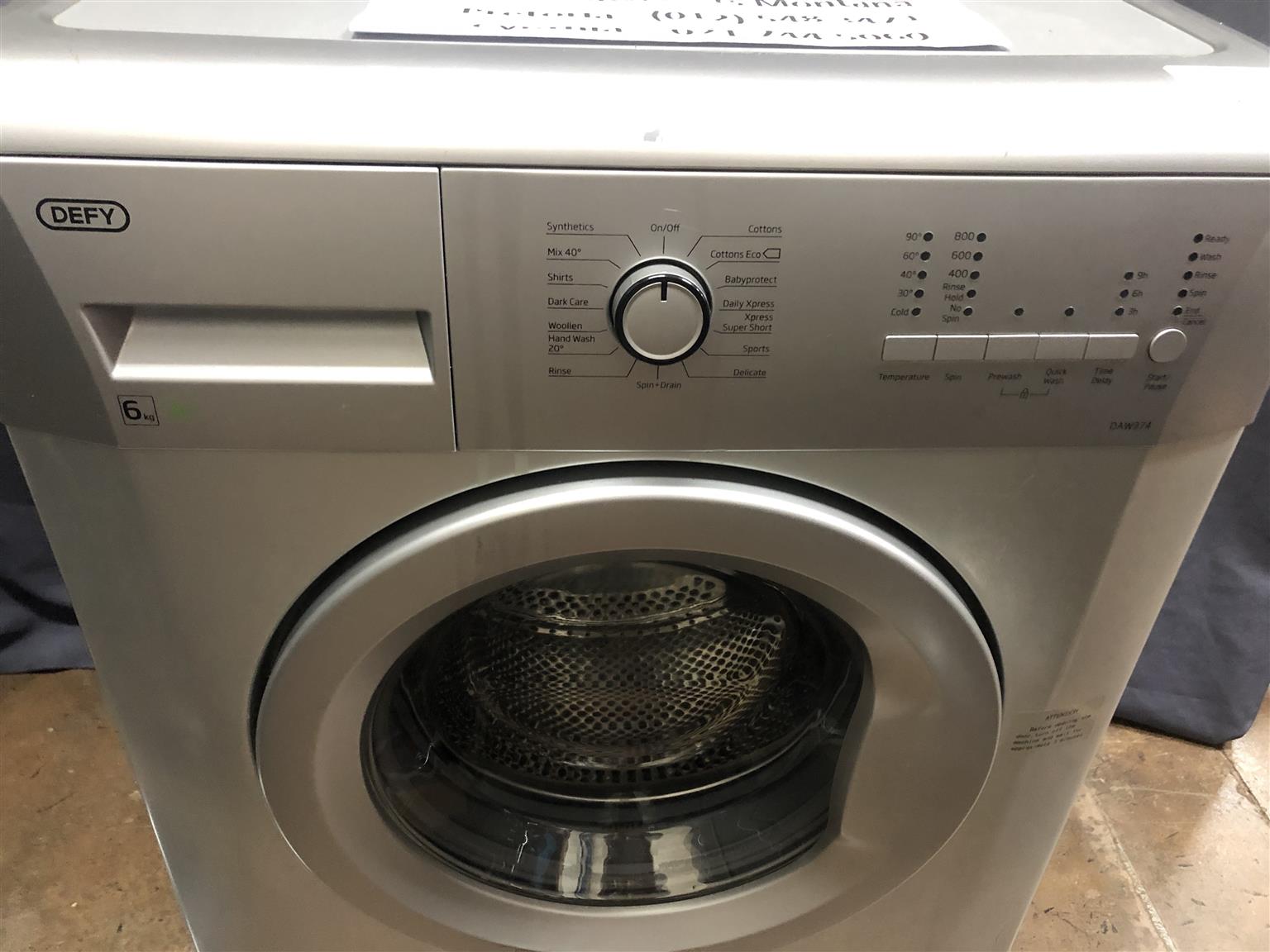 Washing Machine Defy DAW674 6kg - C033063115-2