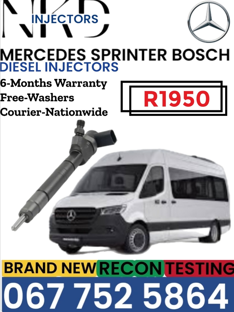 Mercedes Sprinter Bosch Diesel injectors - Private Seller Mercedes Sprinter Bosch Diesel injectors - Private Seller
