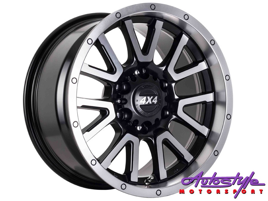 15″ A-Line Volcano 5/114 STBLK Alloy Wheels