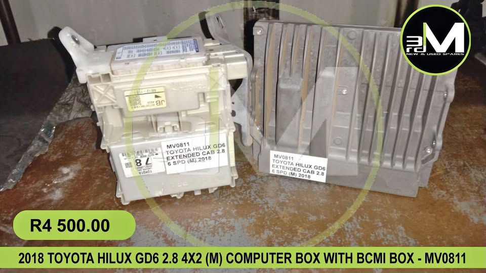 2018 TOYOTA HILUX GD6 2.8 4X2 (M) COMPUTER BOX WITH BCMI BOX – MV0811