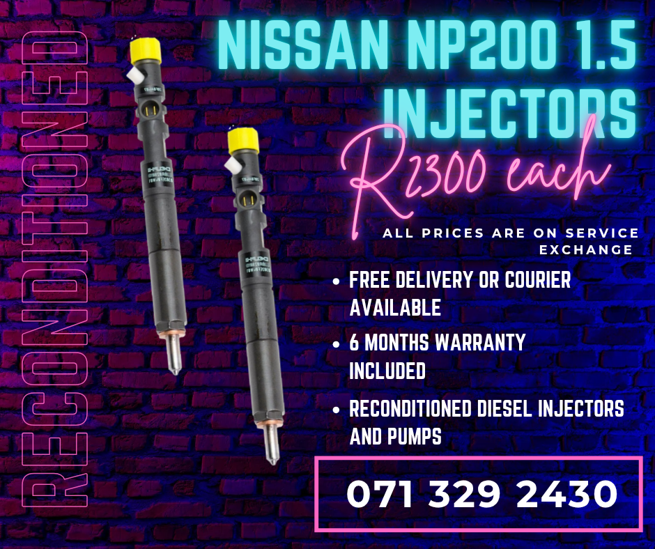 NISSAN NP200 1.5 INJECTORS FOR SALE WITH WARRANTY - Private Seller NISSAN NP200 1.5 INJECTORS FOR SALE WITH WARRANTY - Private Seller