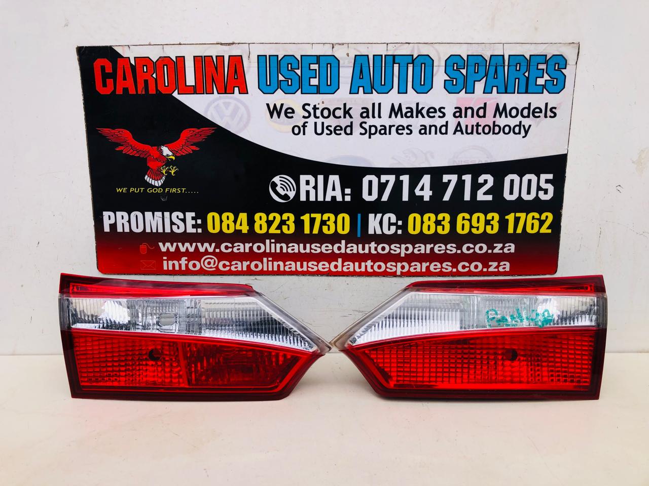 Toyota Corolla Prestige left and right side inner taillight (2018-2023) - Private Seller