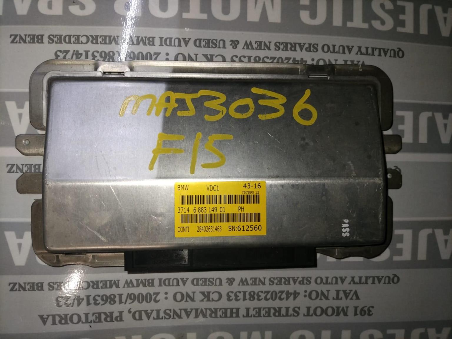 Bmw VDC suspension control unit for sale used Bmw VDC suspension control unit for sale used