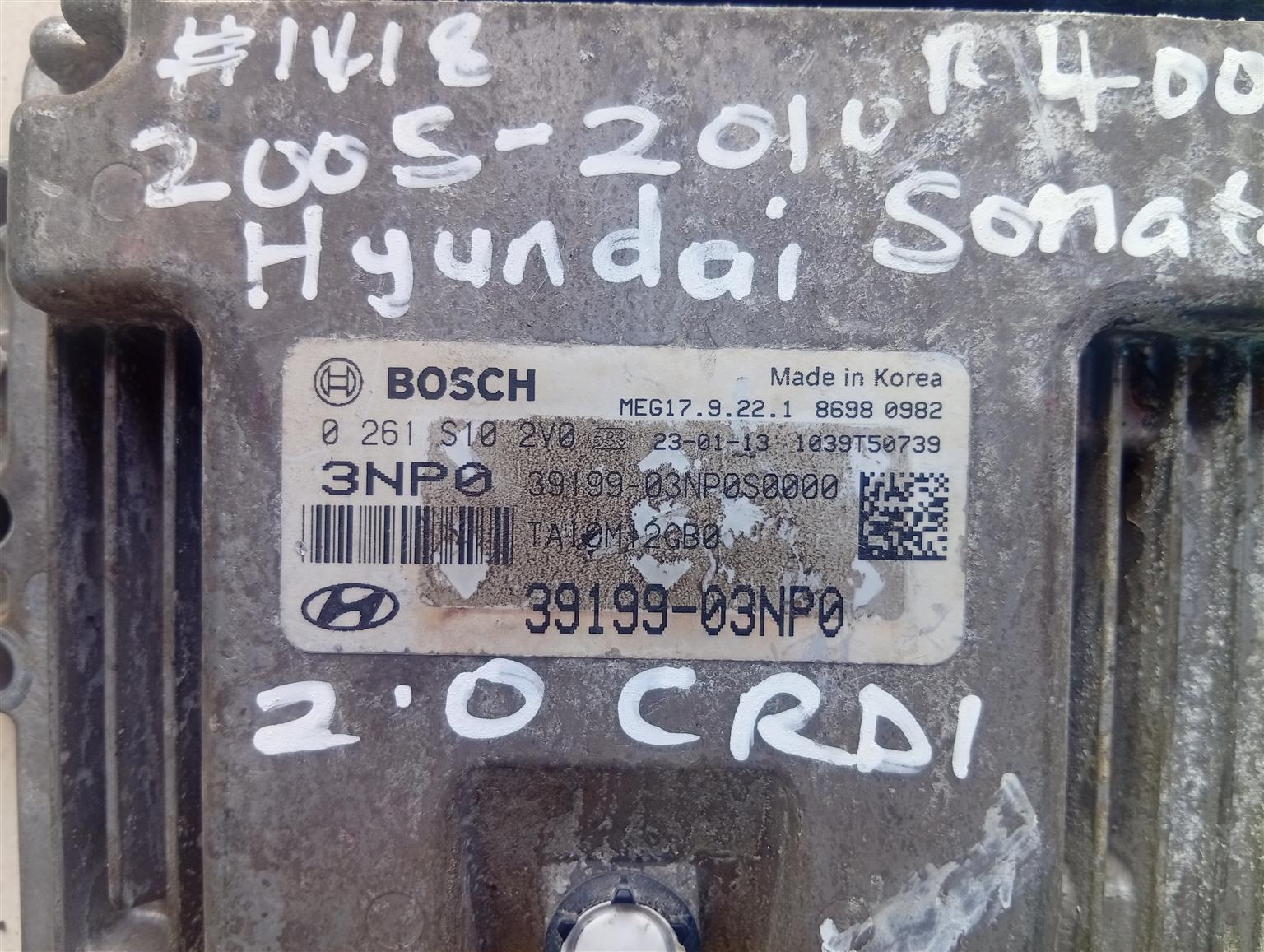 2005-2010 Hyundai sonata 2.0 crdi ECU computer box for sale - Private Seller 2005-2010 Hyundai sonata 2.0 crdi ECU computer box for sale - Private Seller