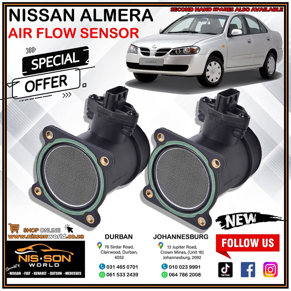 NISSAN ALMERA AIR FLOW SENSOR - Private Seller NISSAN ALMERA AIR FLOW SENSOR - Private Seller