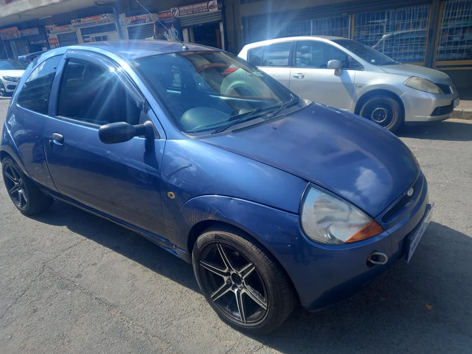 2007 FORD FIESTA KA SPORT 1.4 PETROL, MANUAL TRANSMISSION, BLUE COLOUR, MILEAGE