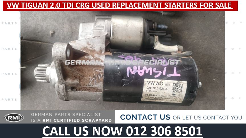 VW TIGUAN 2.0 TDI CRG USED REPLACEMENT STARTERS FOR SALE - Private Seller VW TIGUAN 2.0 TDI CRG USED REPLACEMENT STARTERS FOR SALE - Private Seller