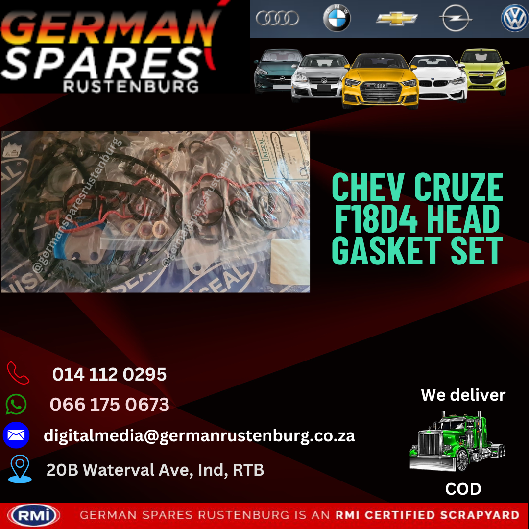 New Chev Cruze F18D4 Head Gasket Set - Private Seller New Chev Cruze F18D4 Head Gasket Set - Private Seller