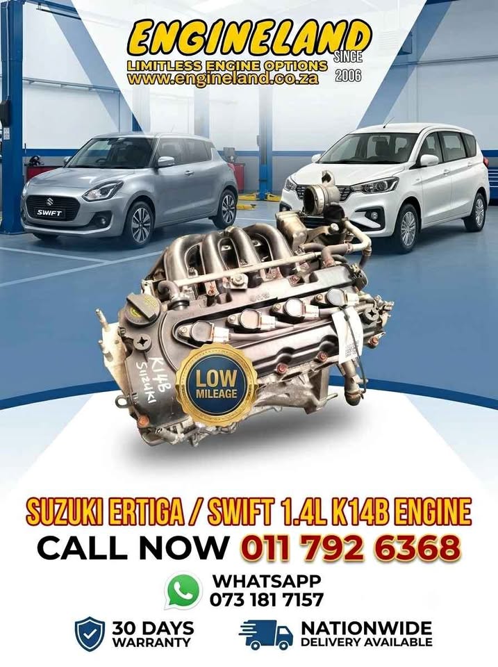 Suzuki Swift, Ertiga 1.4L K14B engine - Private Seller Suzuki Swift, Ertiga 1.4L K14B engine - Private Seller