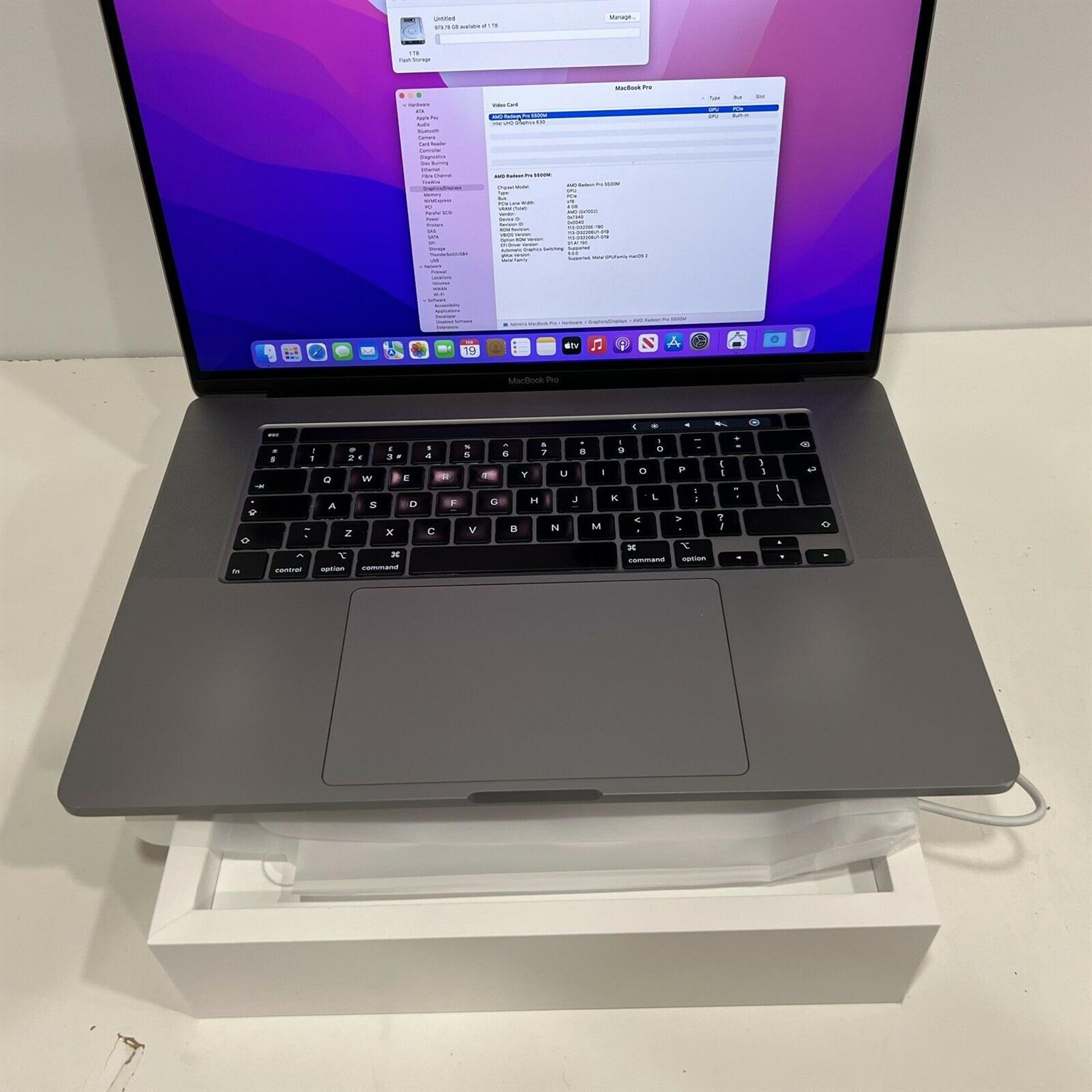 Preowned 16 inch Macbook pro 