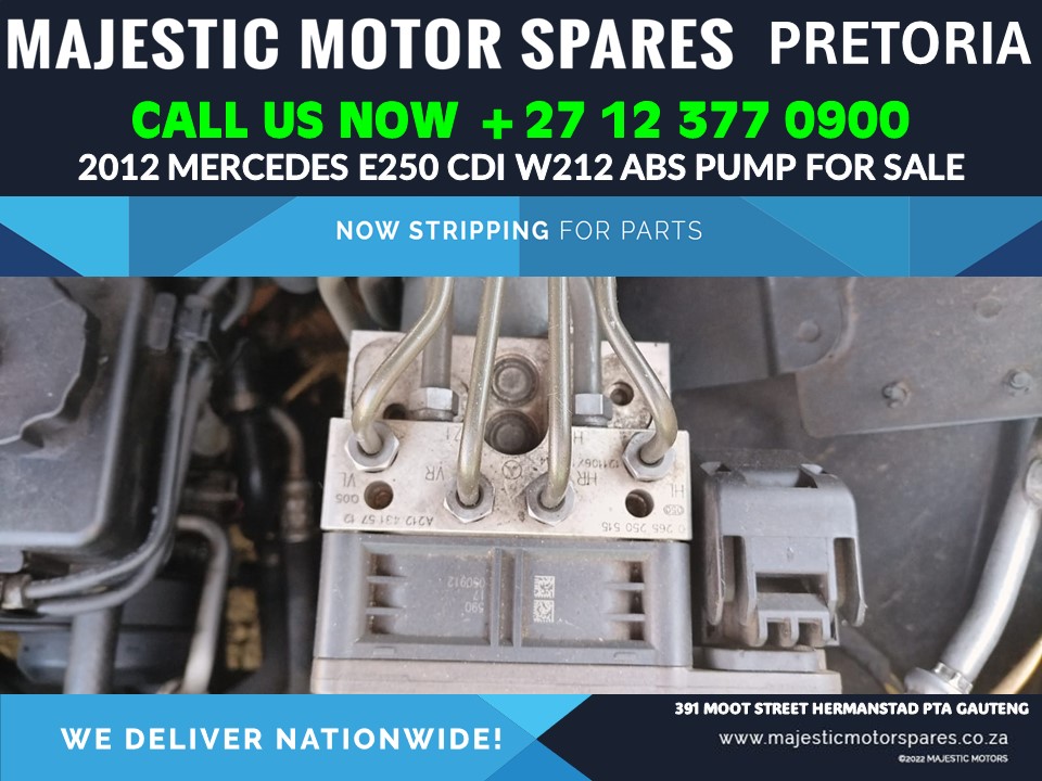 Mercedes E250 cdi W212 ABS pump for sale used - Private Seller Mercedes E250 cdi W212 ABS pump for sale used - Private Seller