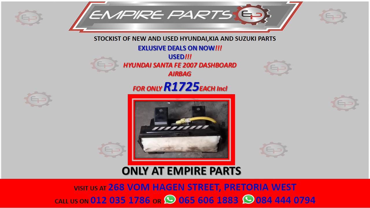 HYUNDAI SANTA FE 2007 DASHBOARD AIRBAG - Private Seller HYUNDAI SANTA FE 2007 DASHBOARD AIRBAG - Private Seller