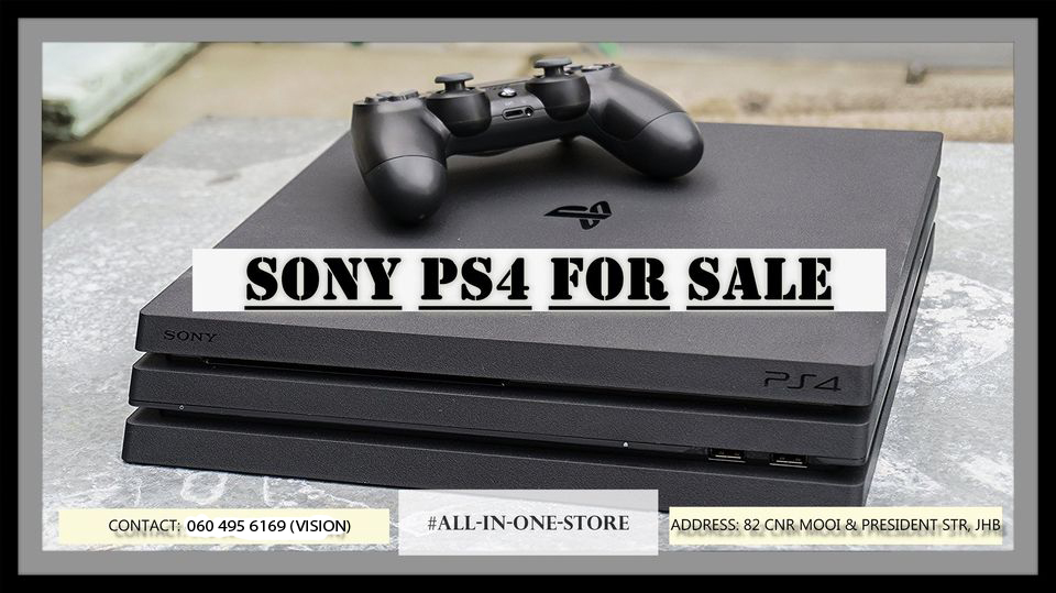 sony ps4 pro console