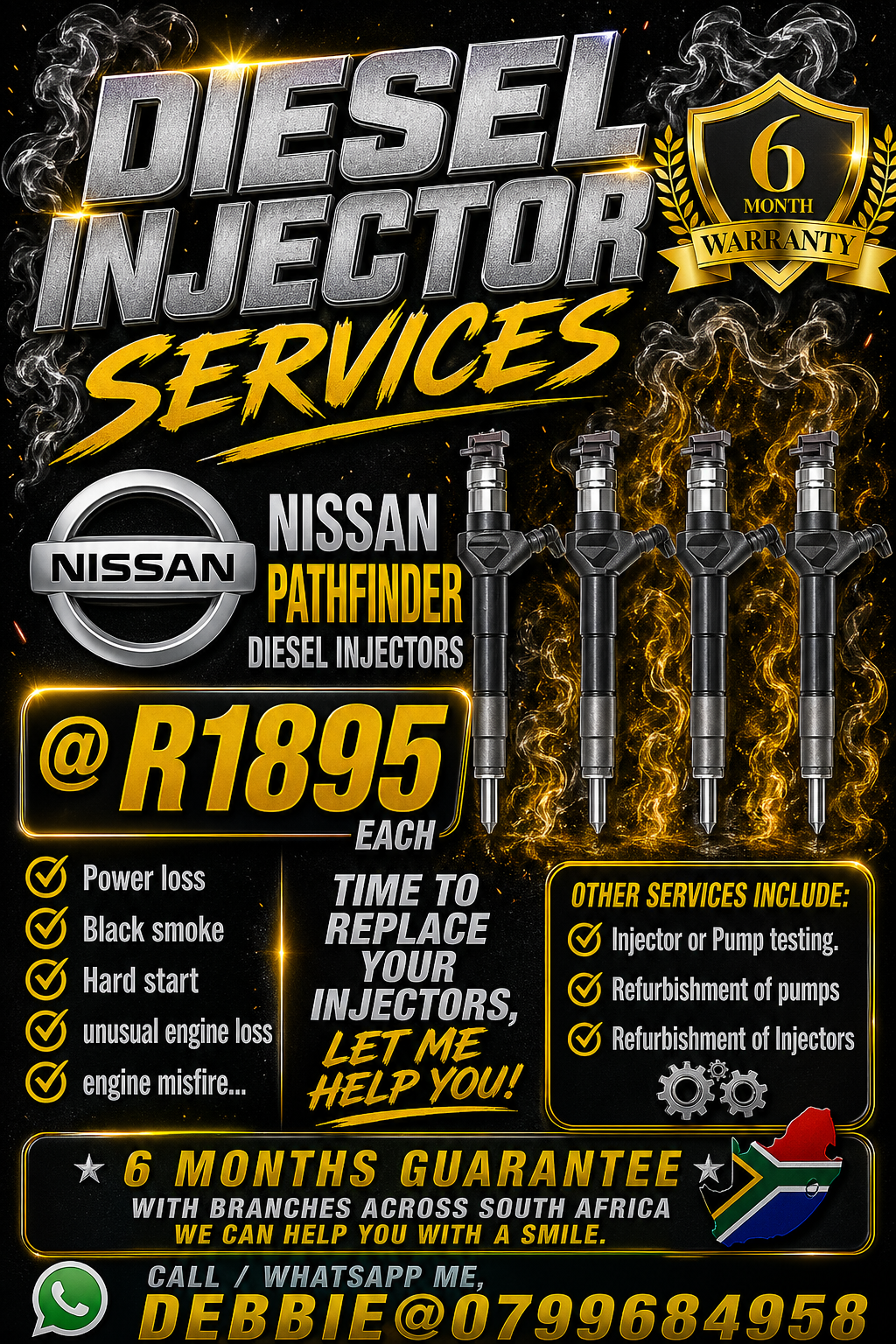 NISSAN NAVARA/NISSAN PATHFINDER DIESEL INJECTOR - Private Seller NISSAN NAVARA/NISSAN PATHFINDER DIESEL INJECTOR - Private Seller
