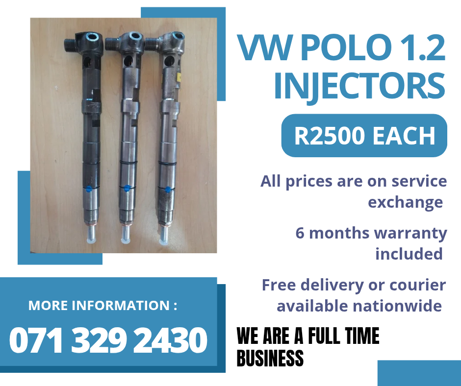 VW POLO 1.2 DIESEL INJECTORS FOR SALE WITH WARRANTY - Private Seller VW POLO 1.2 DIESEL INJECTORS FOR SALE WITH WARRANTY - Private Seller