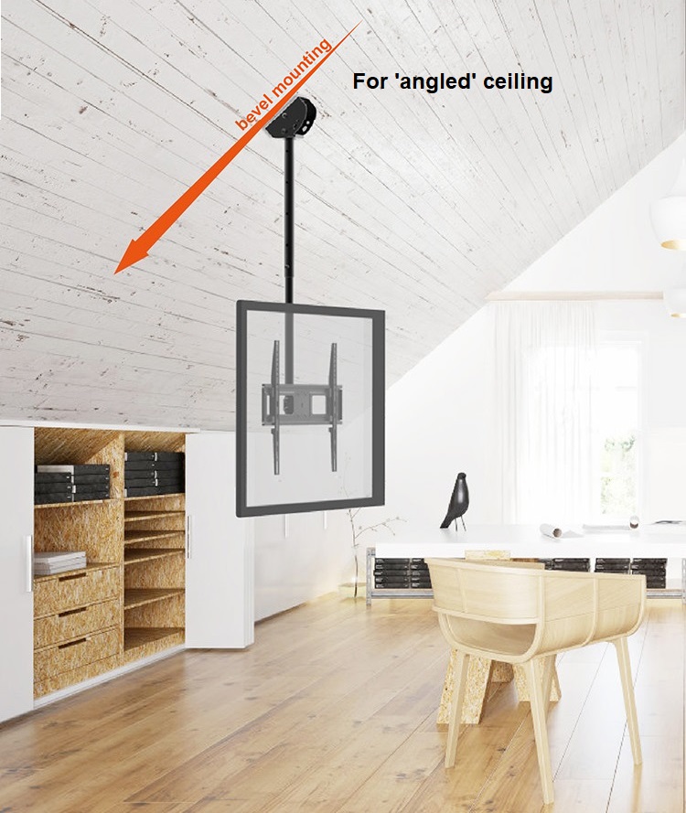 TV Ceiling Wall Mount Bracket, Full Motion Cantilever Bracket 26-55 inches. NEW