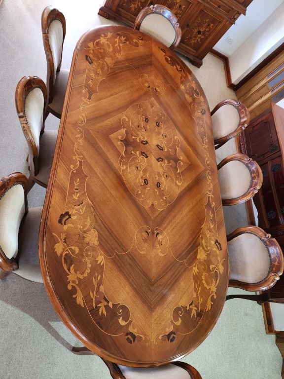 Classic Antique Italian Dining Room Set