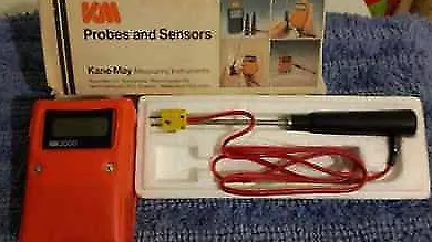 Kane May high quality electronic digital thermometer+K probe in box.VGC
