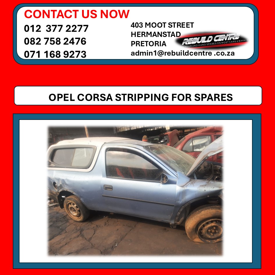 Opel Corsa Bakkie stripping for spares - Private Seller
