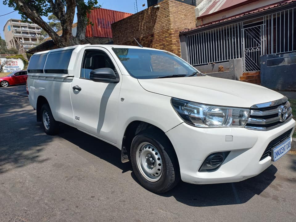 2019 TOYOTA HILUX 2.4 GD6 DIESEL, MANUAL, WHITE COLOR, MILEAGE PRICESPARE KEY