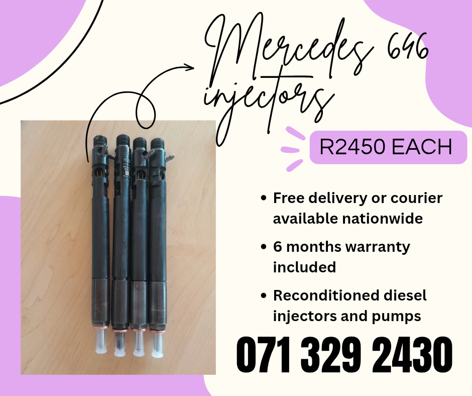 MERCEDES BENZ 646 INJECTORS FOR SALE WITH WARRANTY - Private Seller MERCEDES BENZ 646 INJECTORS FOR SALE WITH WARRANTY - Private Seller