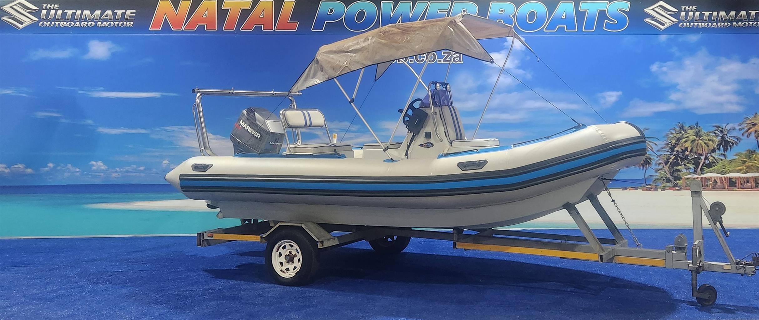 SUPERDUCK 560 CAT 90 HP MARINER