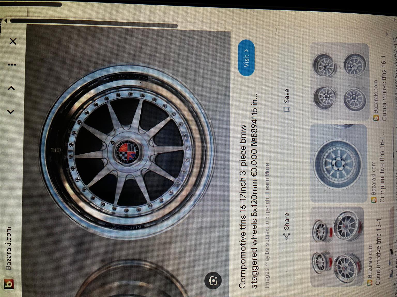 Compomotive wheels 16 Inch - Private Seller Compomotive wheels 16 Inch - Private Seller