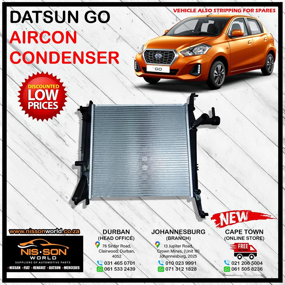 DATSUN GO AIRCON CONDENSER - Private Seller