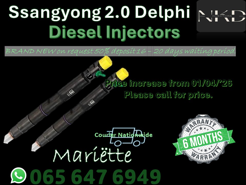 Diesel Injectors Ssangyong 2l - Private Seller Diesel Injectors Ssangyong 2l - Private Seller