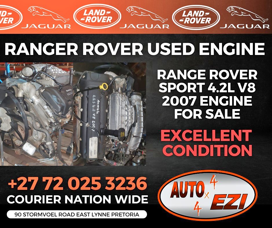Land Rover Range Rover Sport 4.2L V8 2007 Used Engine For Sale - Private Seller Land Rover Range Rover Sport 4.2L V8 2007 Used Engine For Sale - Private Seller