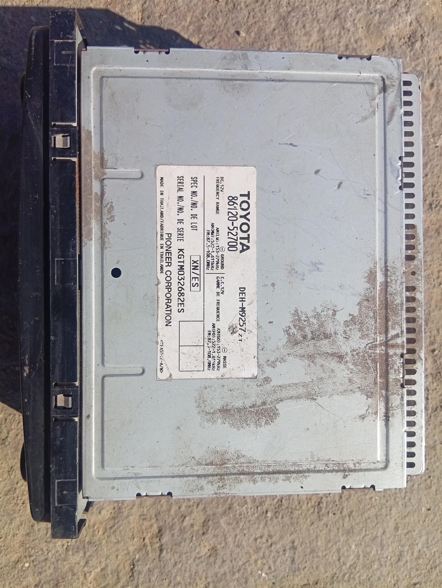 2009-2012 Toyota Quantum corolla car radio - Private Seller