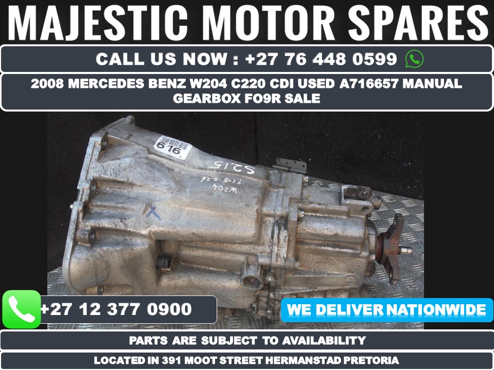 2008 Mercedes Benz W204 C220 cdi A716.657 automatic gearbox - Private Seller 2008 Mercedes Benz W204 C220 cdi A716.657 automatic gearbox - Private Seller